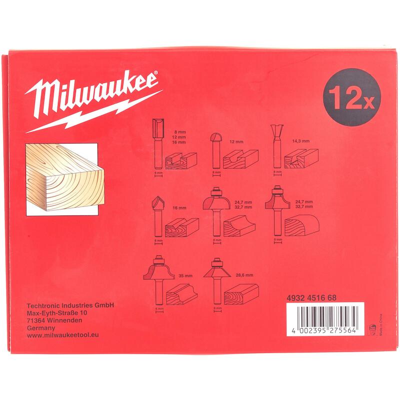 JEU MÊCHES DÉFONCEUSE S8    4932451668 (12PC) MILW
