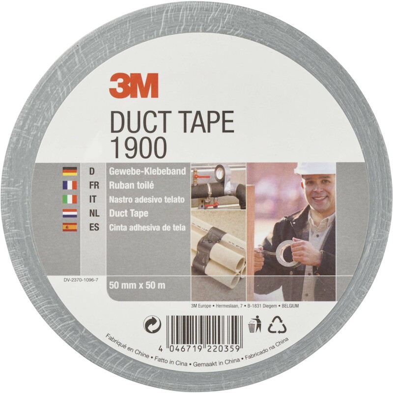 DUCT TAPE ARGENT            1900 50MM X 50M     3M