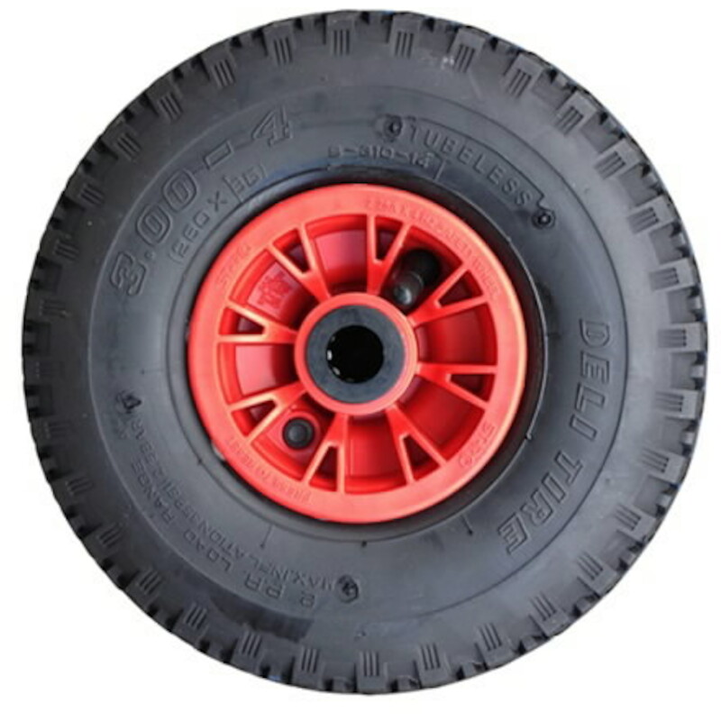 Sack truck wheel - Pneumatic tyre - Plastic pvc rim - 260 x 85 mm - Bore ø 20 mm - 03425075