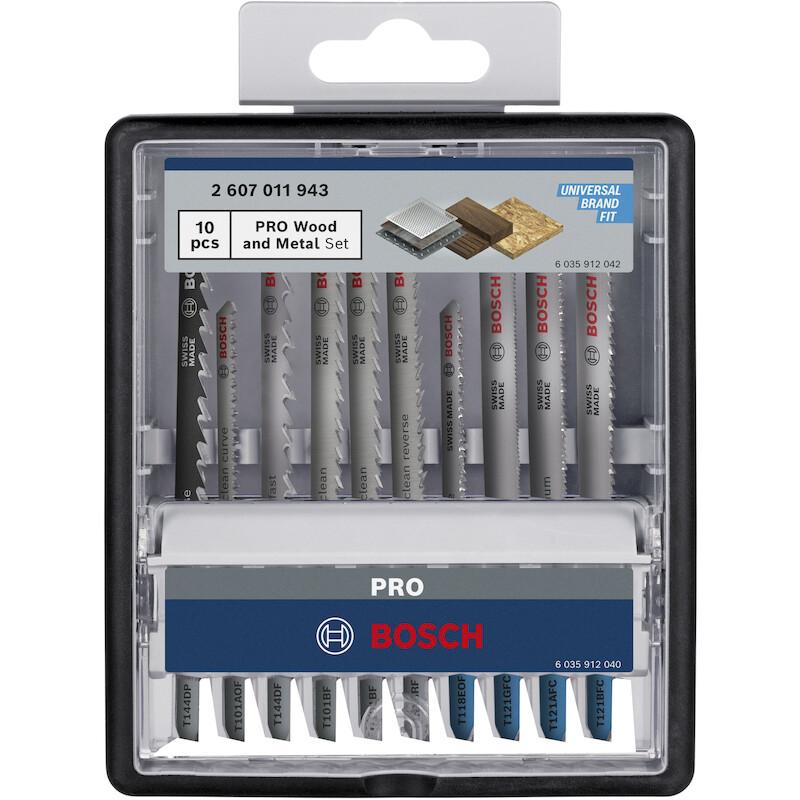 DECOUPEERZAAGBL.SET HO/MET. 2607011943 (10ST)BOSCH