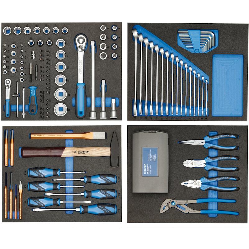 4 MODULES OUTILS MIXTES     TS 147 (147PCS) GEDORE