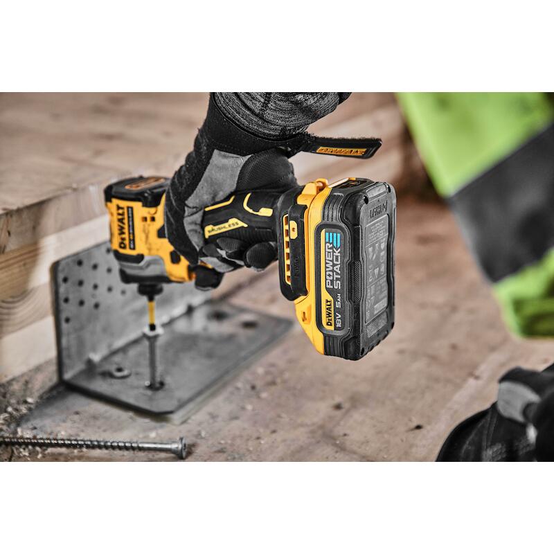 Dewalt - Cordless combo kit - DCK2052H2T-QW - DCD999 + DCF850 - 18 V - 2x 5.0 Ah Powerstack - tstak - 03270924