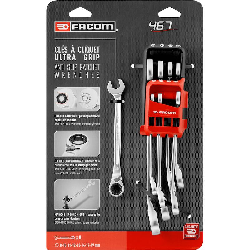 SET RINGSTEEKRATELSLEUTELS  467B.JP8PB  (8ST)FACOM