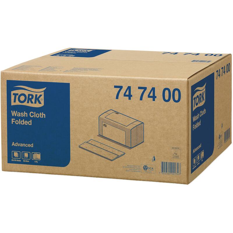 WASHANDJE ADVANCED FOLDED   747400-120ST-4L.  TORK