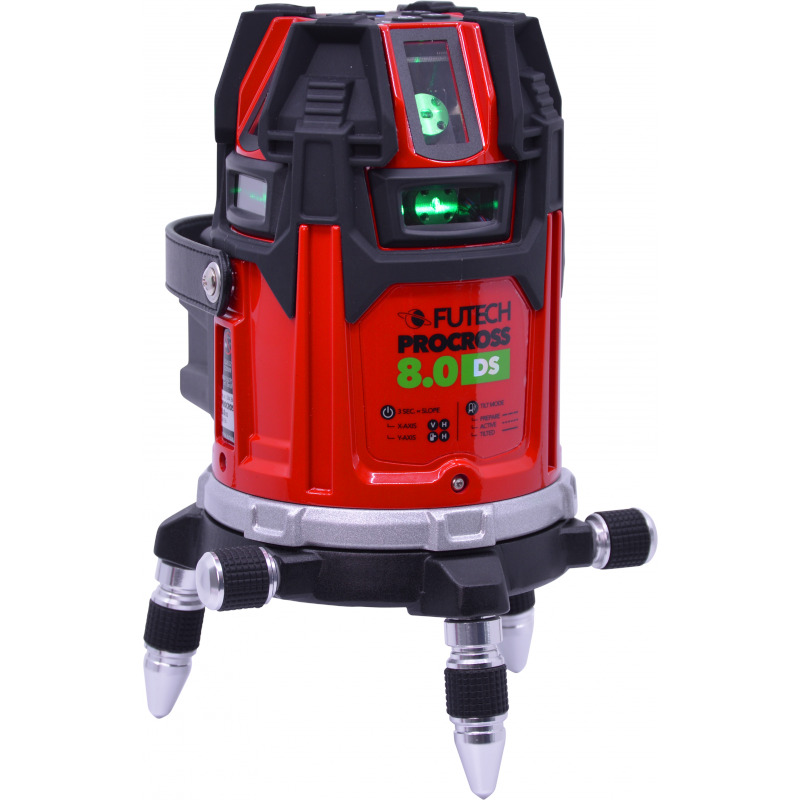 LASER EN CROIX 14,8V VERT   PROCROSS 8.0 DS FUTECH