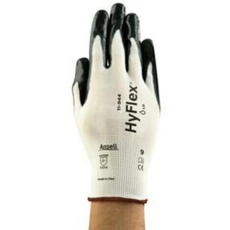 GANT HYFLEX NOIR/BLANC      11-944        9 ANSELL