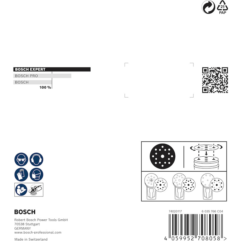 SCHUURSCHIJVENSET 125MM     2608902407 (9ST) BOSCH