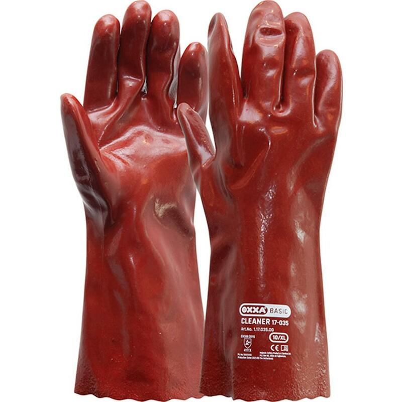 GANT CLEANER PVC ROUGE      17-035         10 OXXA