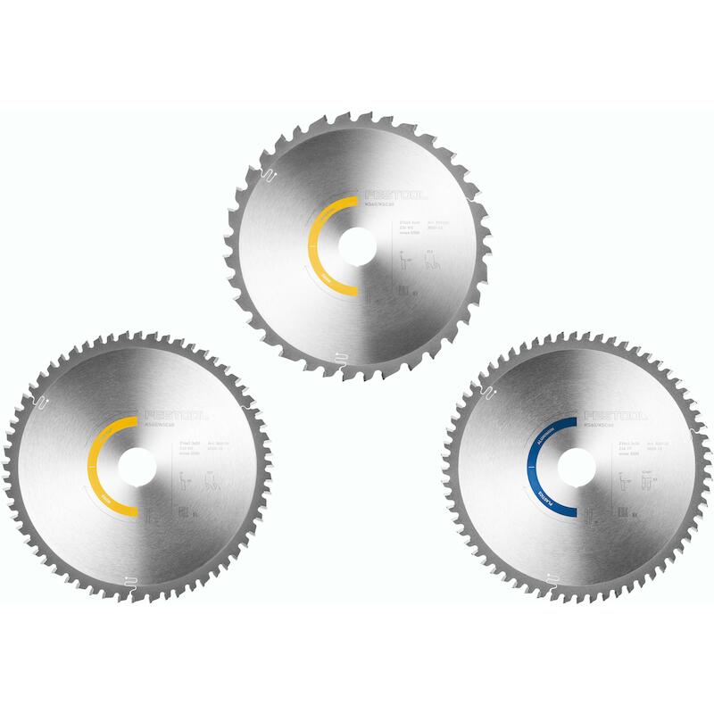 ASSORT.LAMES SC.CIRC.216MM  KSB-SORT/3 W/A (3PC)