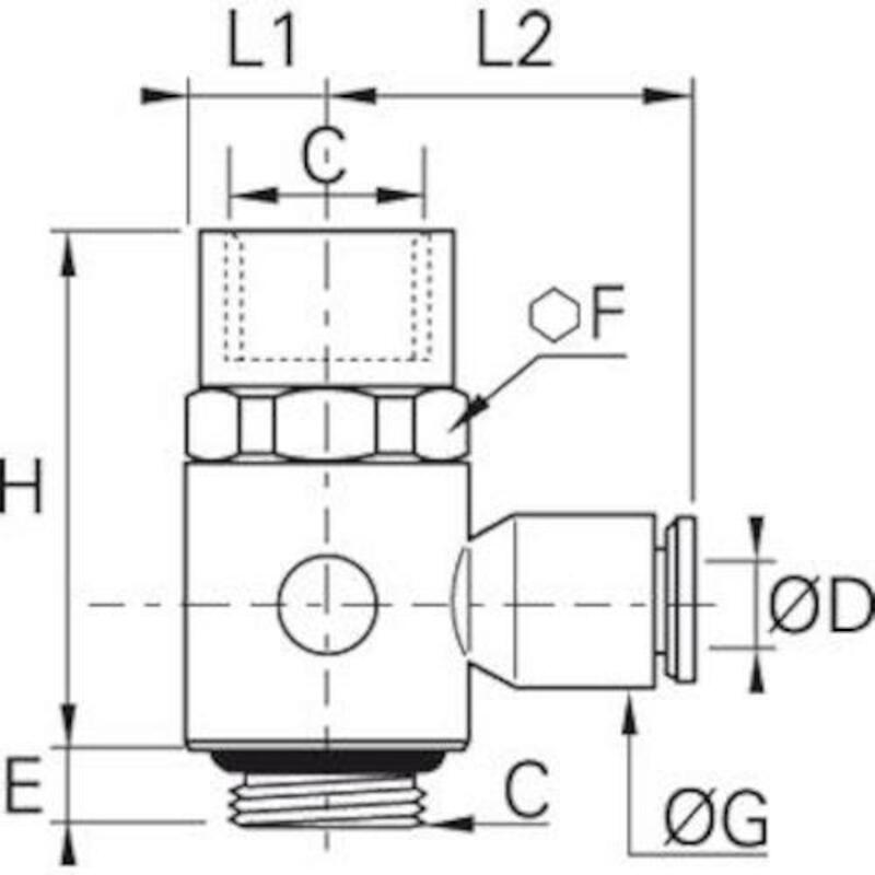 BANJOKOPP. 4MM - 1/8"       3124 04 10      LEGRIS