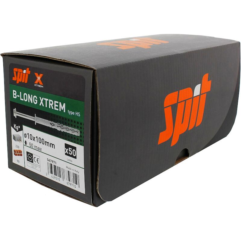 CONSTRUCTIEPLUG 10X100/50HS B-LONG     567971 SPIT