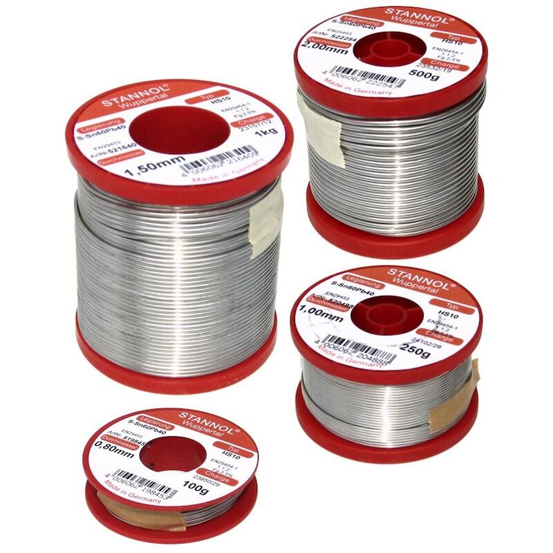 SOLDEERTIN 1,5MM MET VET    850 15025 - 250G STANN