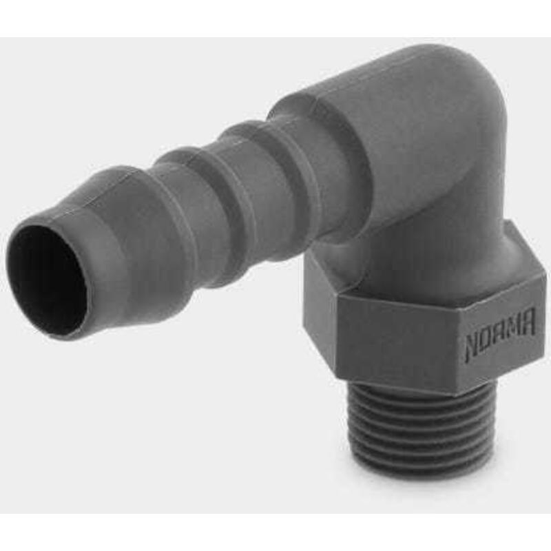 SLANGPILAAR 90°12MM X 1/2"M/BSPT WES12R1-2 NYL.NOR