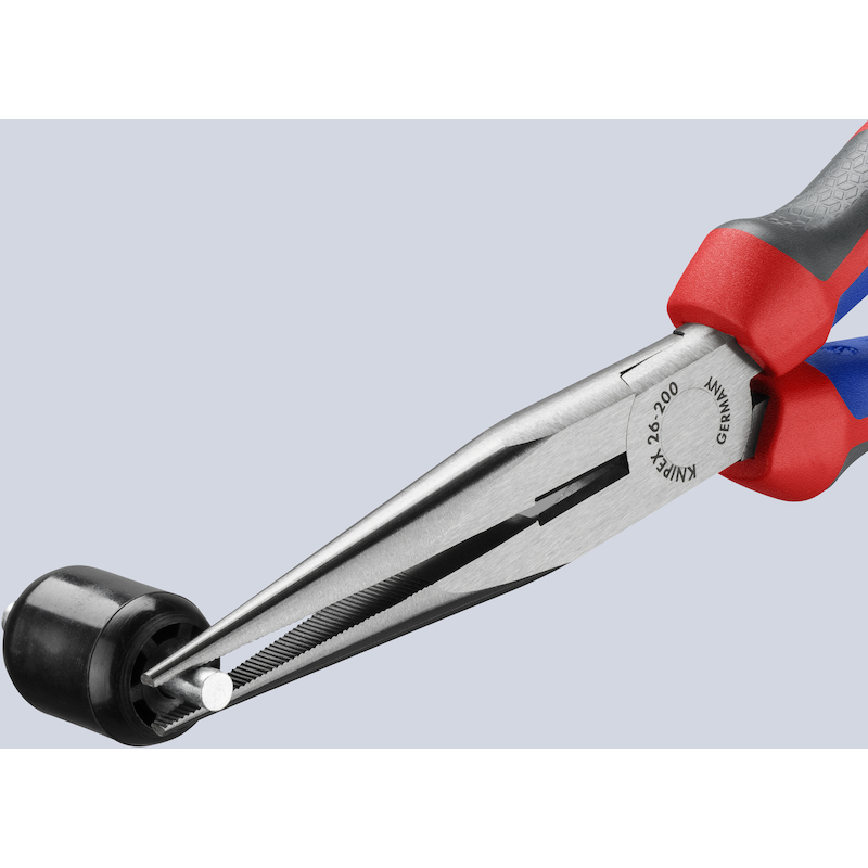 PINCE DEMI-RONDE DROITE     26 12 - 200MM   KNIPEX