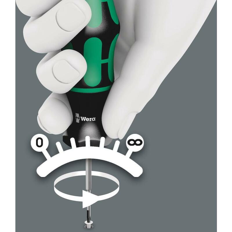 WERA 300 DRAAIMOMENT-INDICATOR TORX (TX 7, 0,9 Nm)
