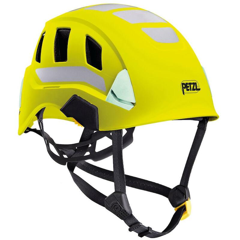 HELM GEEL HV GEVENTILEERD   STRATO VENT HI-VIZ PET