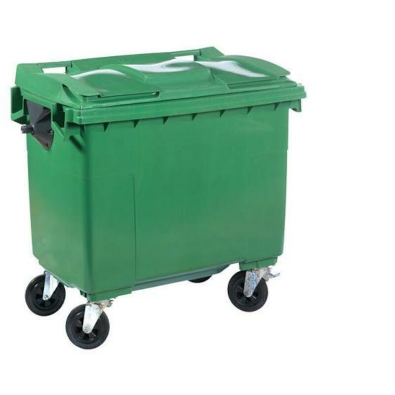 VUILNISBAK - PLASTI-BAC 820660 - POLYETHYLEEN 660L GROEN