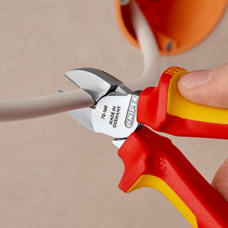 PINCE COUPANTE DE CÔTÉ VDE  70 06 - 160MM   KNIPEX