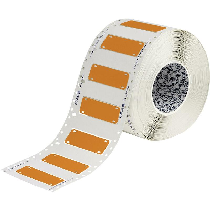 KABELMERKER - BRADY 620335 - 'BLANCO' ORANJE 75X25MM (500 EA)