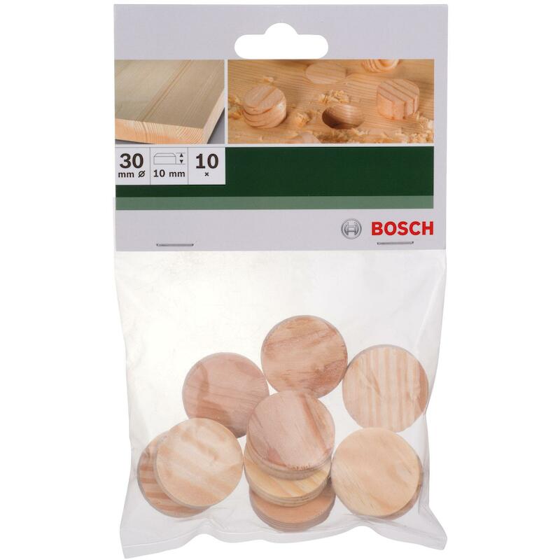 BOUCHONS EN BOIS D30 X 10MM 2609255323 (10PC)BOSCH