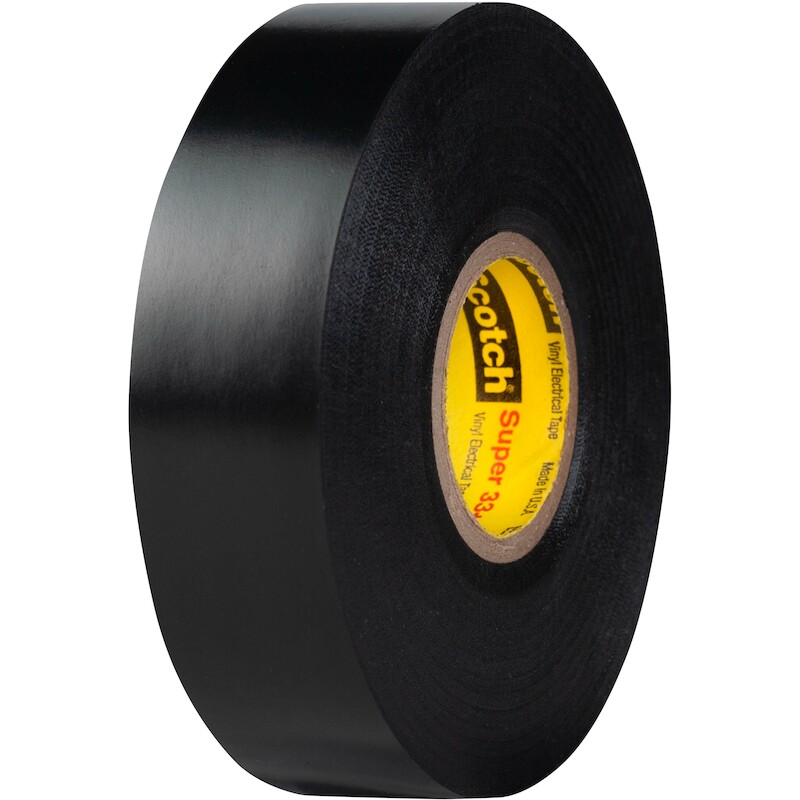 ISOLATIEBAND PVC ZWART      SUPER 33+  19MMX20M 3M