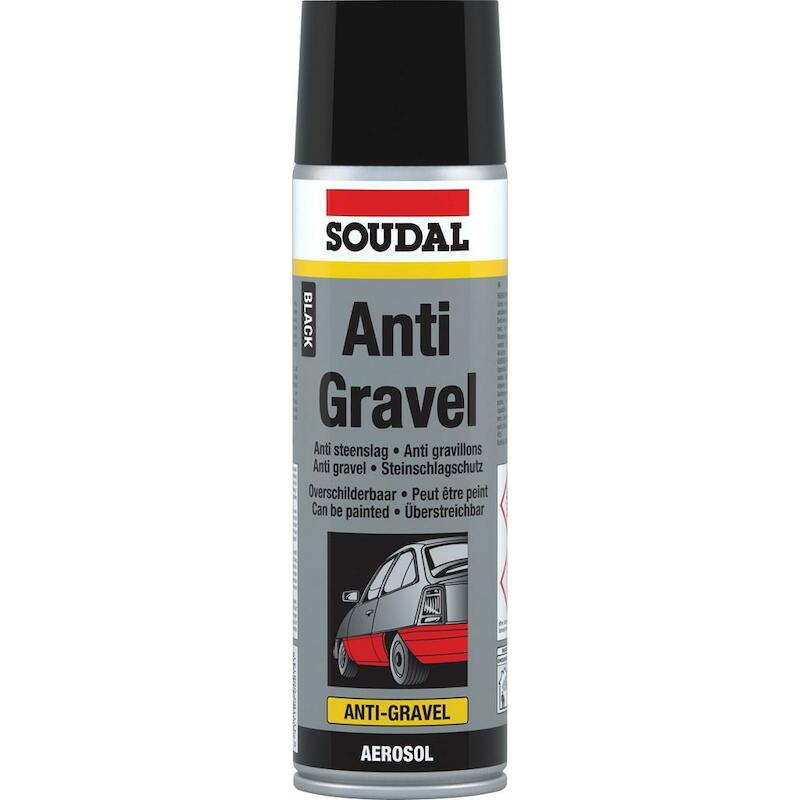 CORROSIEBESCHERMING ZWART   ANTI GRAVEL 500ML SOUD