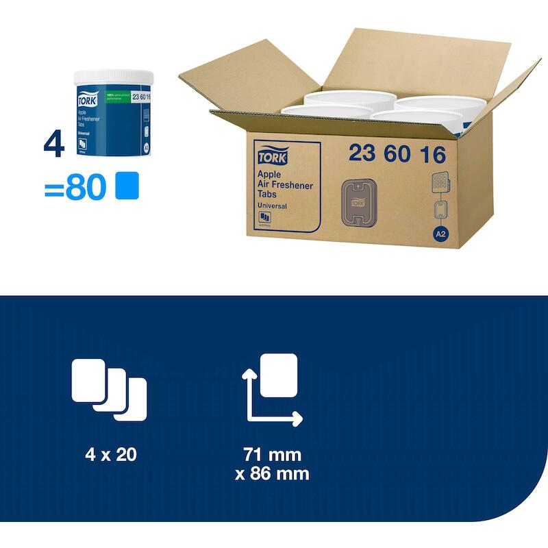 DÉSODORISANT UNIVERSAL TAB  236016-APPLE(20PC)TORK