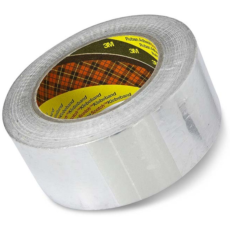 RUBAN ADH.ALUMINIUM ARGENT  H1436F  50MM X 50M  3M