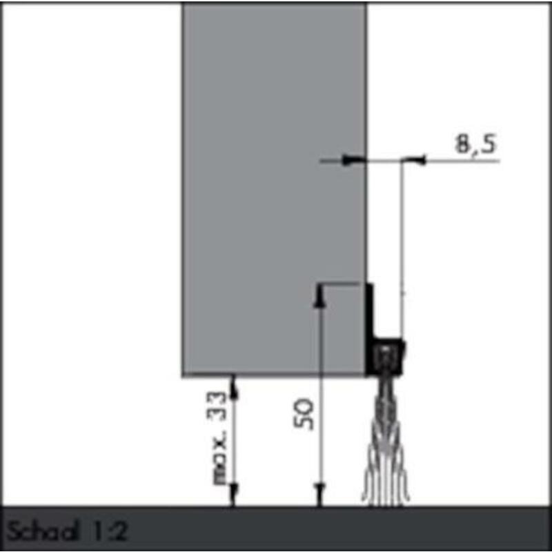 PROF.COUPE-FROID ALUM.300CM IBS 50           ELLEN