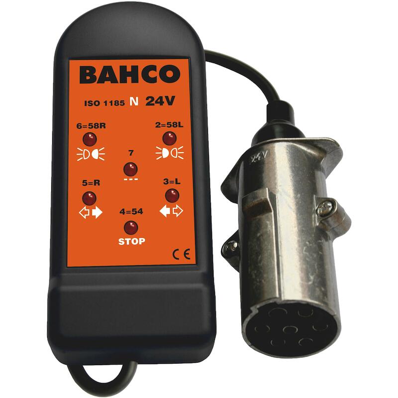STOPCONTACT/PLUGTESTER 24V  BELT247N 7PIN    BAHCO