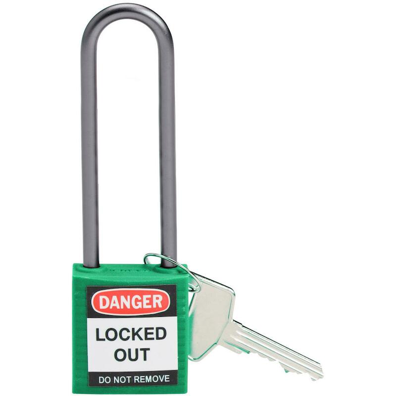 COMP SAFE PADLOCK 32MM SHA KD GREEN/6    BRADY 6ST