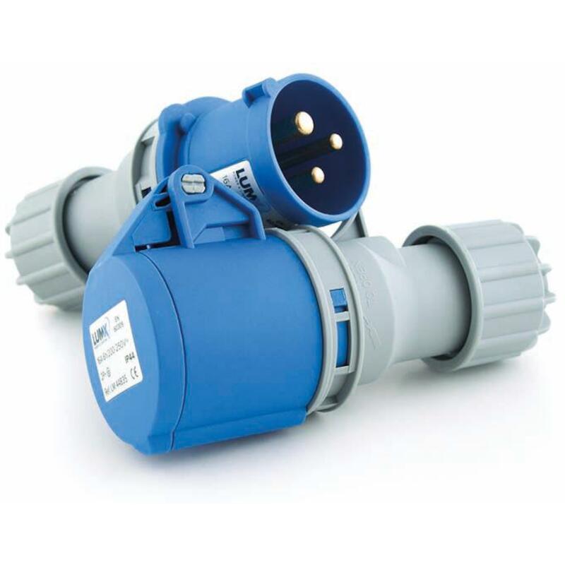 FICHE 2P+T CEE IP44 M       LM 44730          LUMX