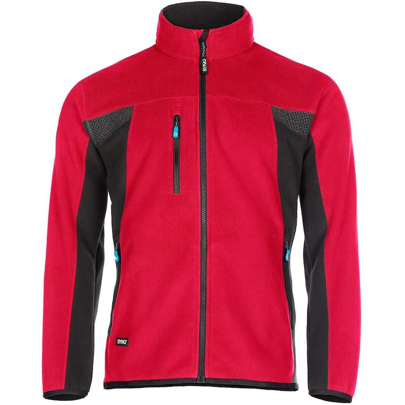 VESTE POLAIRE OUTKICK       400W ROUGE    XXL SYNQ