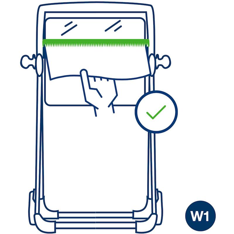 VLOERSTANDAARD MOBIEL       652000 TURQ.   W1 TORK