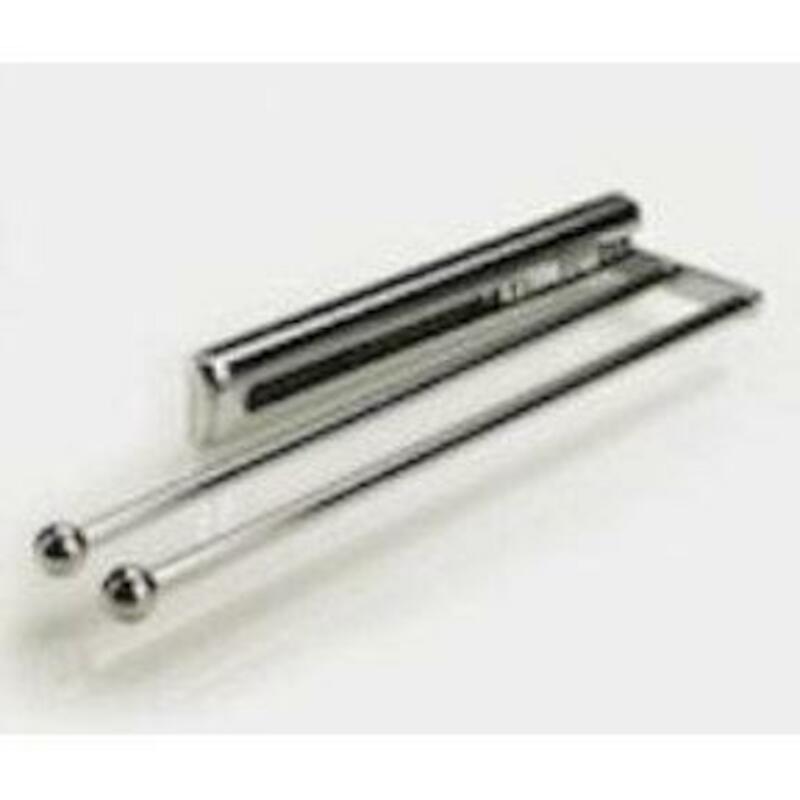 UITTREKBARE HANDDOEKHOUDER 370MM 2-ARM  HETT-70694