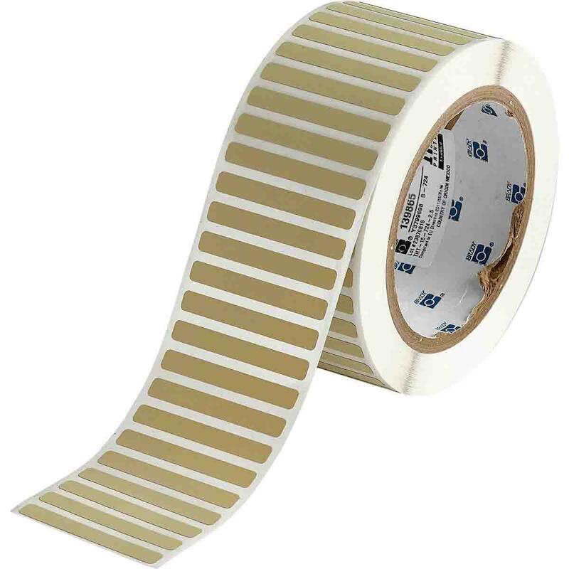 ETIQUETTE MAT AMBRE         139865(2500) 50,8X6,35