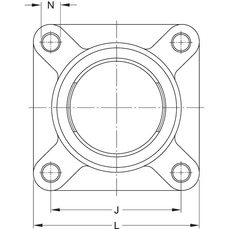 PALIER Y APPLIQUE COMP      FYK 505            SKF