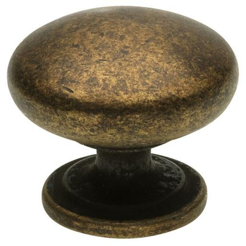 BOUTON MEUBLE VIEUX LAITON  1533-33ZN10 33MM  SIRO