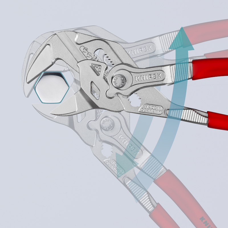 PINCE-CLÉ MULTIPRISE        86 03 - 250MM   KNIPEX