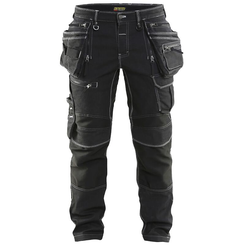 PANTALON DENIM STRETCH      1990 NOIR    C48 BLAKL