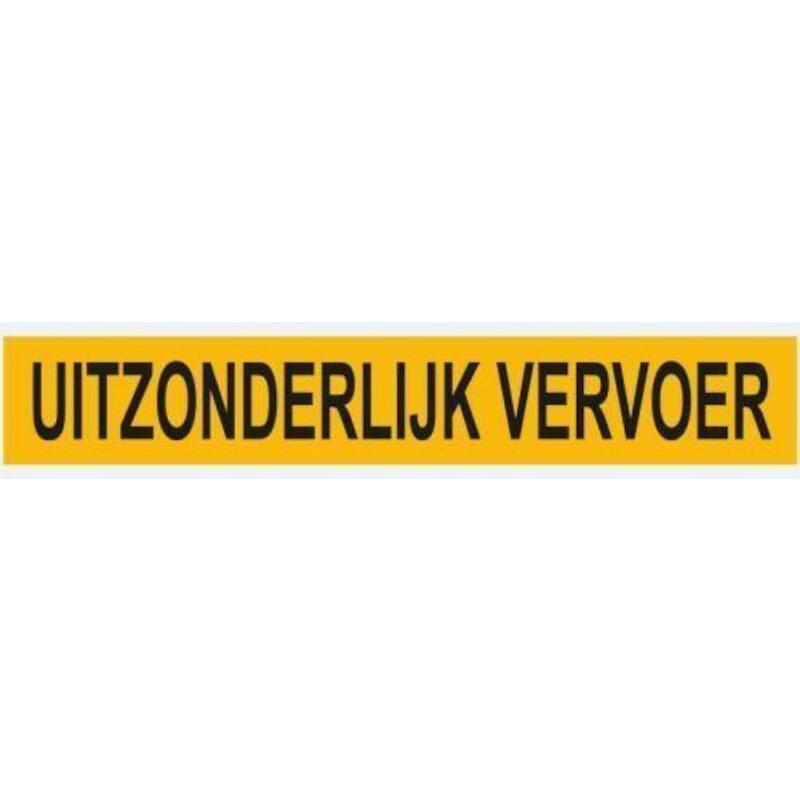 "UITZONDERLIJK VERVOER"     SIBOUITZ1250 ZW/GEEL