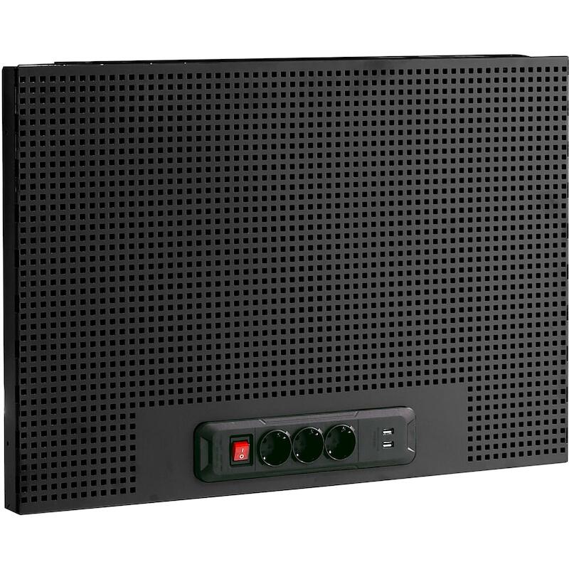 PANEEL+STEKKERDOOS/USB ZW.  JLS3-PPAV1USBBS  FACOM