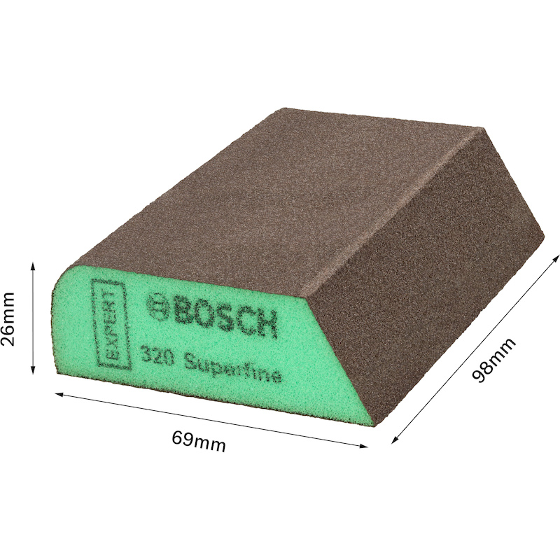 SCHUURSPONS 69X97MM SUPERF. 2608621923 (20ST)BOSCH