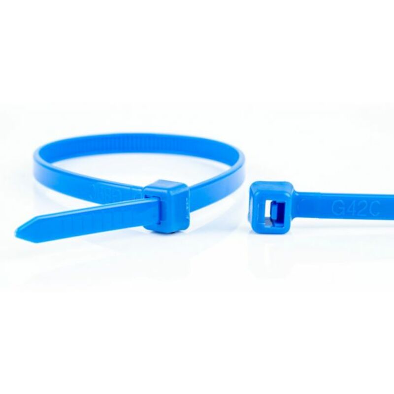 Cable tie - polyamide 6.6 - 4.8 x 188 mm - blue - 21030189