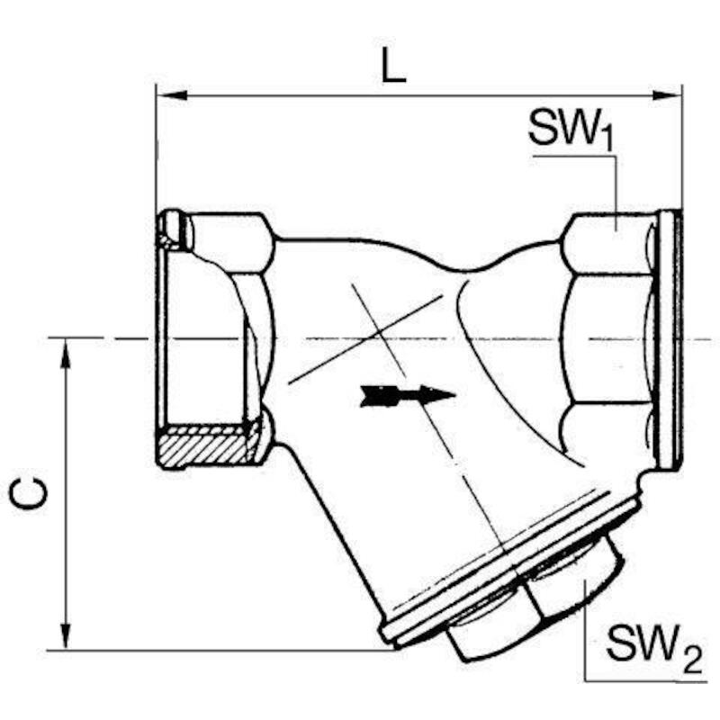 Y-FILTER - 105665 60-7/K RIEGLER