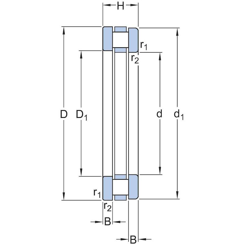 CILINDERTAATSLAGER          81126 TN           SKF