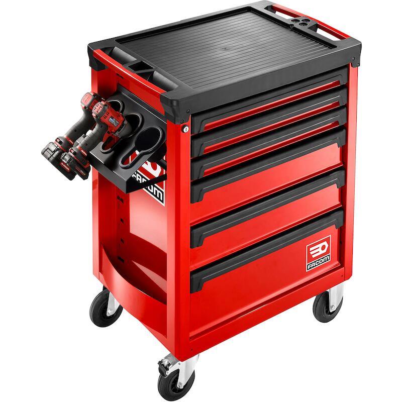 GEREEDSCHAPSWAGEN 6L. ROOD  ROLL.6M3A        FACOM