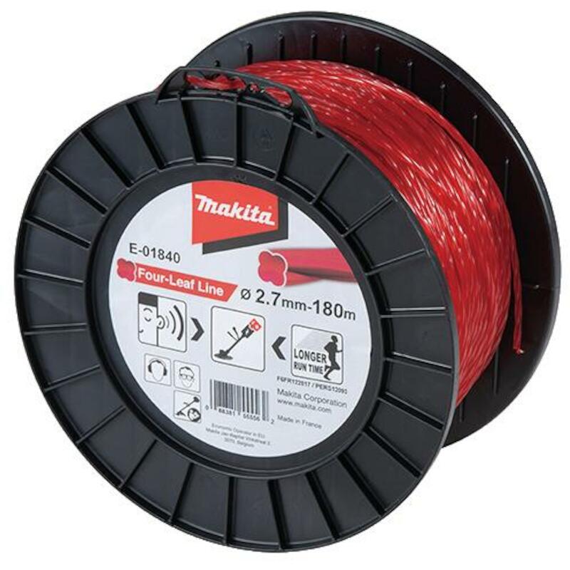 FIL NYLON HÉLICOÏDAL POUR DÉBROUSSAILLEUSE À BATTERIE - E-01840 - MAKITA