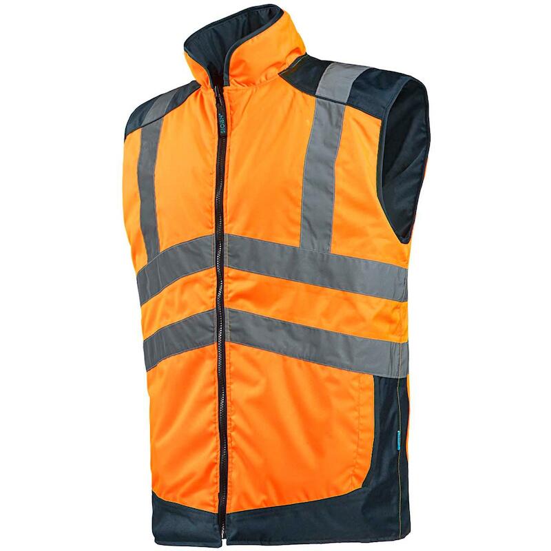 BODYWARMER HV BURTON        169A ORANGE    L SIOEN