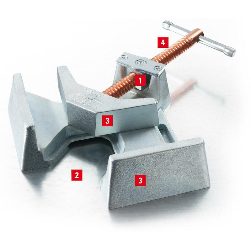 HOEKSPANKLEM - BESSEY WSM12 HOEKSPANNER - METAAL -100 MM
